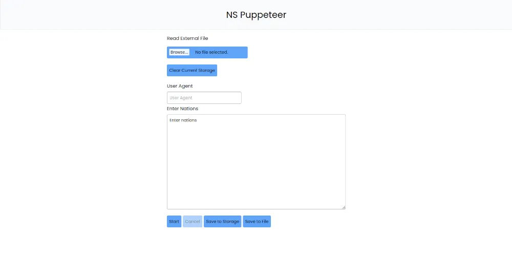 NS Puppeteer or related content if no screenshot makes sense